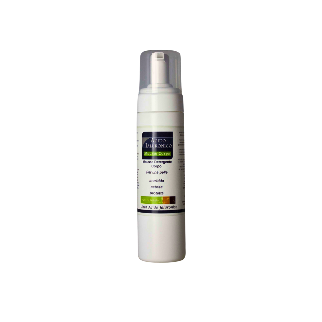 Mousse detergente corpo Acido Ialuronico