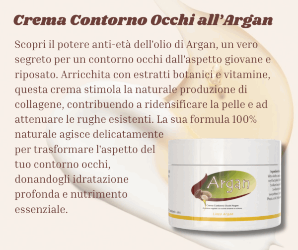 Crema Contorno Occhi Argan - immagine 2