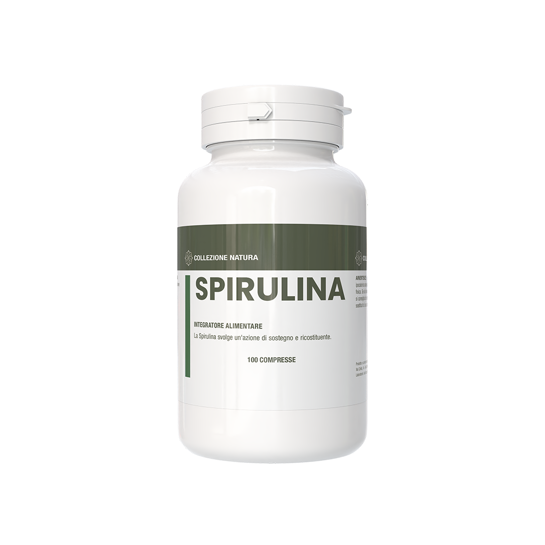 Spirulina integratore alimentare 100 compresse Collezione Natura